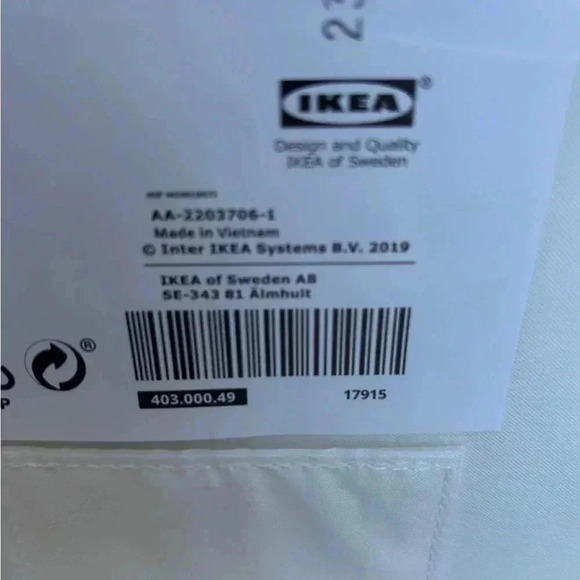 IKEA Skubb Hanging Clothes Closet Storage organizer, white - - Picture 3 of 3